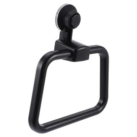 Mipcase Wall Mount Towel Rack Suction Cup Punch- Towel Holder Modern Bathroom Accessory Sturdy and Lightweight