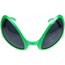 Toddmomy Green Plastic Alien Glasses Novelty Glasses Alien Sunglasses Alien Costumes Photo Booth Props for Kids Adults