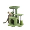 Pesofer Cat Tree, Small Cat Condo with Sisal Scratching Post