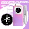 Taladro De Uñas Eléctrico Profesional De 45000 Rpm Recargabl