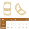 6 PCS Oval Finger Splints, Trigger Finger Splint Brace Finger