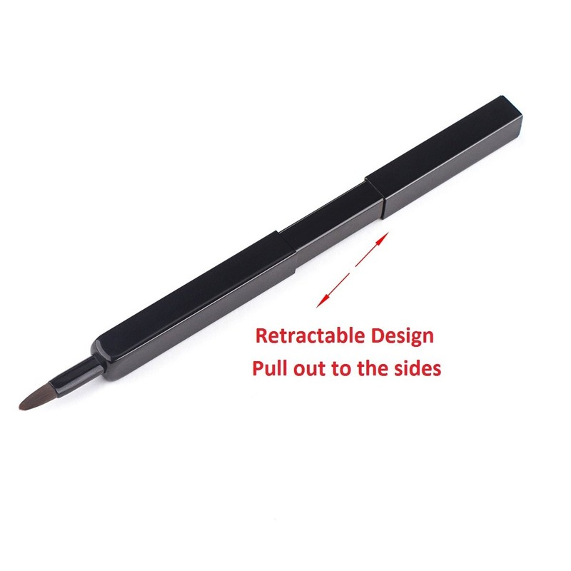 Exquisite Professional Lip Brush Applicators-Retractable Lipstick Brushes- Lipstick Gloss Makeup