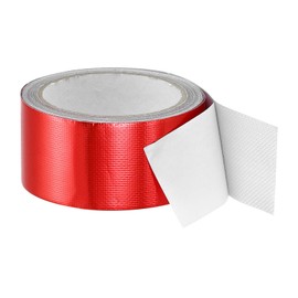 PATIKIL Awning Repair Tape 8m x 5cm Waterproof Canvas Tape High Adhesive Tear Repair Patch Kit for PVC Tarpaulin Tent Awning Fabric RV Sail Boat Cover, Red (2" x26.24ft)