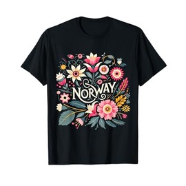 Norway Flowers Norwegian T-Shirt