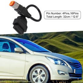 A ABSOPRO OBD2 Diagnosescanner Adapterkabel 16 Stifte auf 4 Stifte