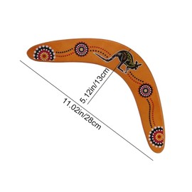 SHIQIZHIJIA Wooden Boomerang Easy to Throw Flying Boomerang V Shaped Returning Boomerang for Children Girls Boys Kids Adults