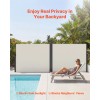 71\" X 236\" Outdoor Patio Side Awning 180 G/m2 Waterproof