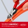 クニペックス プラスチック用ニッパー 140mm 7201140