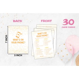 Disfuco Birthday Games for Adults - Birthday Party Games for Women- Birthday Games - 30 Cards (birth21)