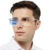 OCCI CHIARI Clear Bifocal Reading Glasses for Men 3.0X Transition