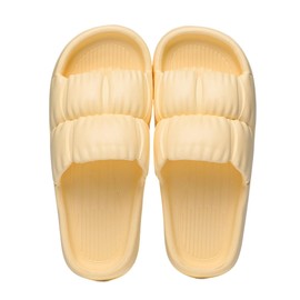 ZEILING EVA poop slippers for summer home use indoor bathroom anti slip slippers,yellow,6.5-7
