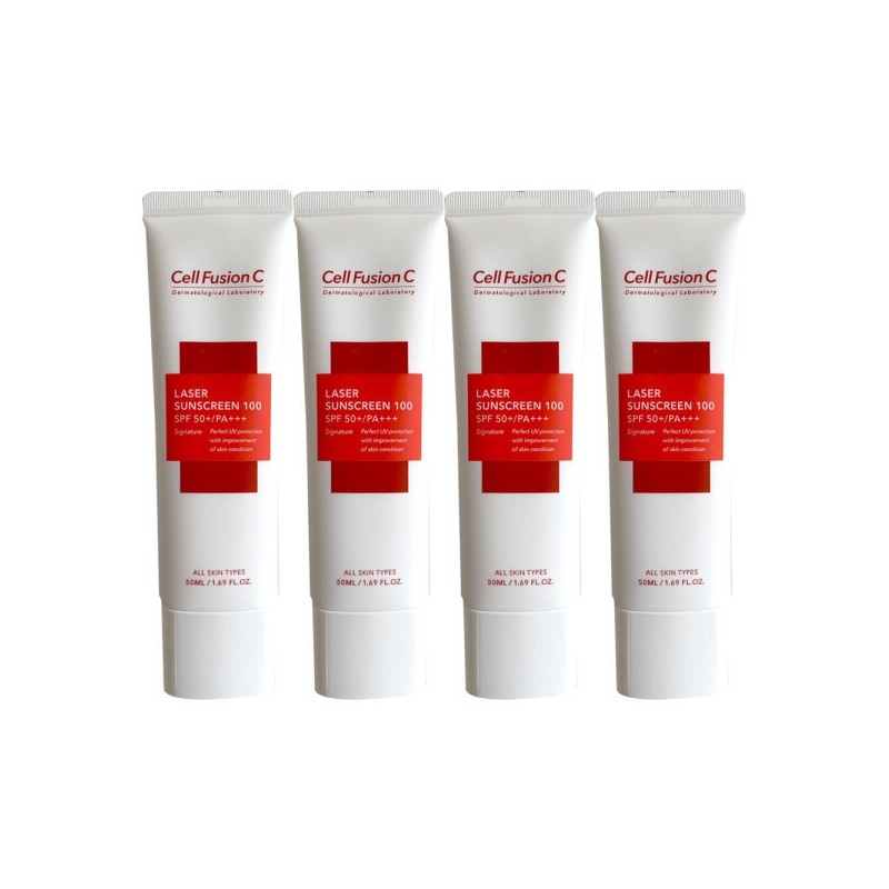 Cellfusionc Laser Sunscreen 100 50ml (SPF50+) 4 Pieces / Circle