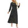 Annebouti Womens 2024 Fall Long Sleeve Maxi Dress Trendy A