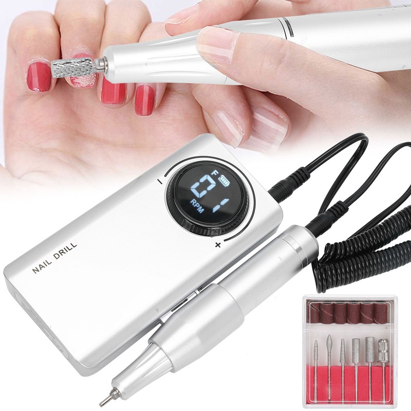 35000RPM Rechargeable Electric Nail Drill Pen Machine Portable Nail Grinding