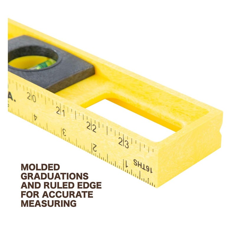 Mayes 10101 Polystyrene 2 Ft Level, 24 Inch Level Made