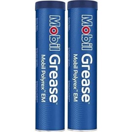 Mobil (2 Pack) - 13.7 oz Polyrex EM, Motor Grease - 2 Tubes - High-Performance Lubrication for Electric-Motor Bearings