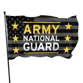 United States Army National Guard Black Flags 3x5 Ft Outdoor Double Sided Garden Flag Indoor ​banner Breeze Home Flags Decorative