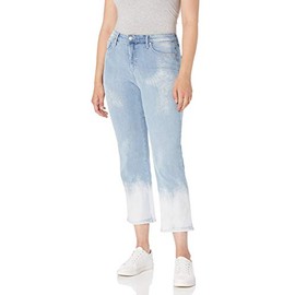 Gloria Vanderbilt Women's Mid Rise Straight Leg Crop Length Jean, Brooks Indigo Cloud, 6