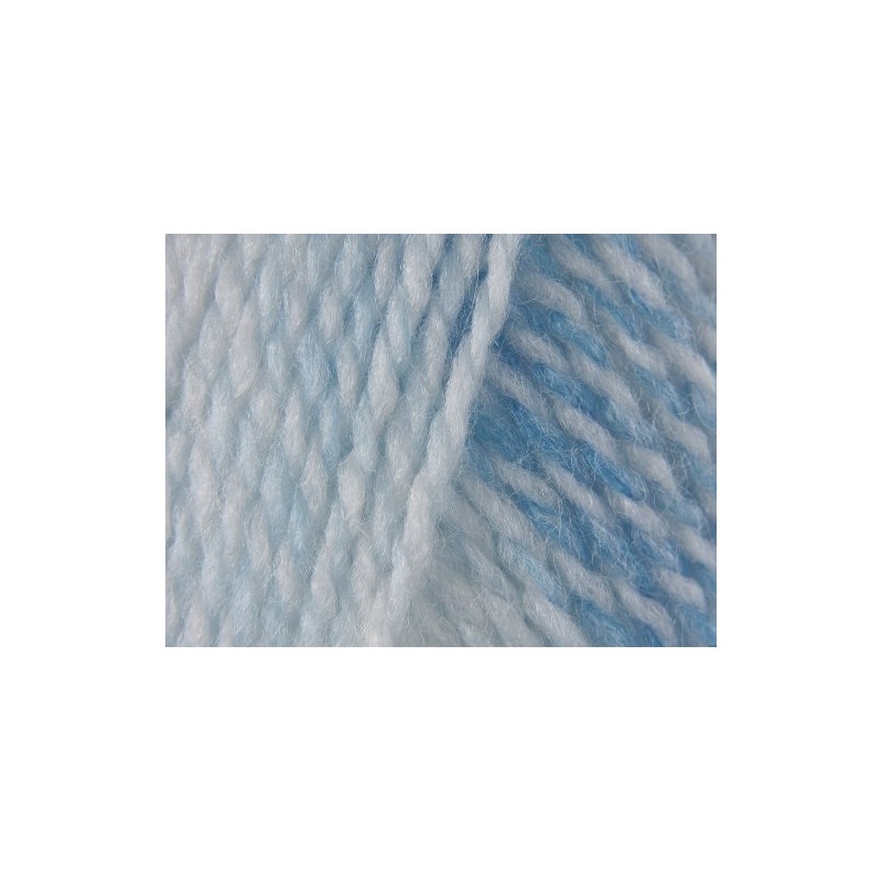 Baby Marble DK Knitting Yarn 100g (Blue/White BM9)