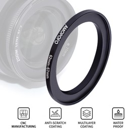 62mm to 67mm Step-Up Ring Filter adapter/62mm to 67mm Camera Filter Ring for 67mm UV,ND,CPL,Metal Step Up Ring