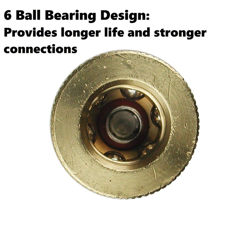 Primefit M1406-5 3-Way Hex Style Air Manifold with Industrial 6-Ball