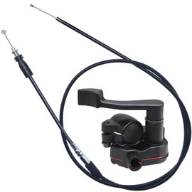 amavoler 7/8''/ 22mm Thumb Throttle Cable Accelerator Handle Assembly Fit for 50cc 70cc 90cc 110cc 125cc 250cc ATV Quad Go Kart Pit Bike, Perfect Replacement Accessory.