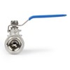 U.S. Solid 1/2 inch Ball Valve 304 Stainless Steel Female
