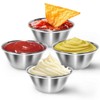 Artcome 18 Pack Stainless Steel Condiment Sauce Cups Great for