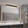 Ralbay 39.3inch Modern Black Vanity Light Fixtures LED Bathroom Wall