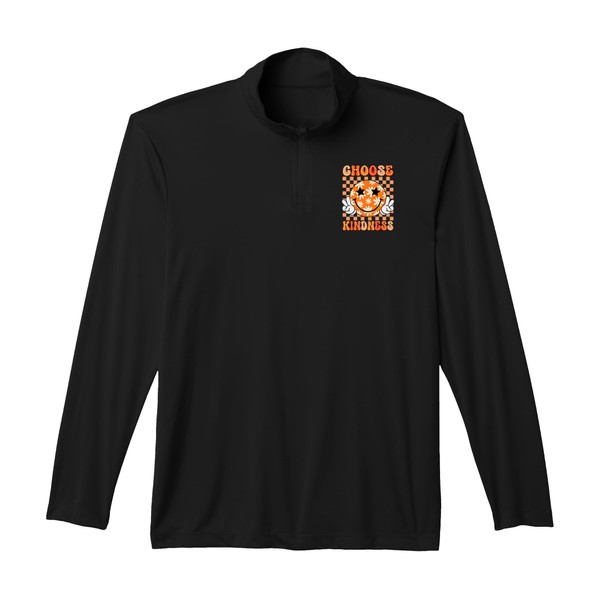 Choose Kindness Be Kind Inspirational Unity Day Orange Performance Quarter-Zip
