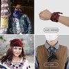 Hymeiluely Western Bandana Scarf With Vintage Eagle Coin Buckle, Paisley