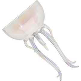 Jellyfish Wineglasses Martini Glass Creative Cocktail Drinkware Unique Bar or Kitchen Tableware (Laser Ce4-1pcs)