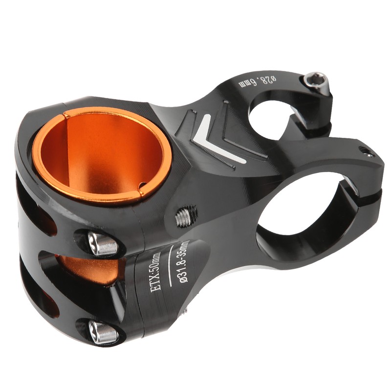 CANSUCC 31.8/35mm Bike Handle Stem Riser Short Handle Stem Aluminum