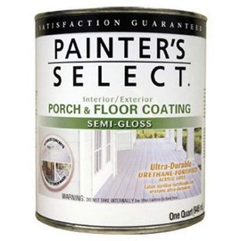 True Value EasyCare USGF1-QT Porch & Floor Interior/Exterior Coating, Urethane Fortified, White, Pastel Base Semi-Glos - Quantity 1