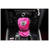 Siyibb Soft Plush Car Gear Shift Cover Crystal Crown Car