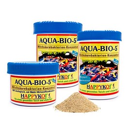 Happy Koi Aqua-Bio-5® Lactic Acid Bacteria (Highly Concentrated) with Enzyme Yeast Cells Aqua Bio 5 500 ml for 75 Qbm