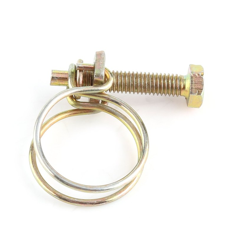 10pcs Double Wire Hose Clips Adjustable Double Wire Water Hose