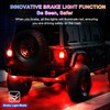 LD DARKEAGLE 8Pods RGB LED Rock Lights Kit with APP/RF