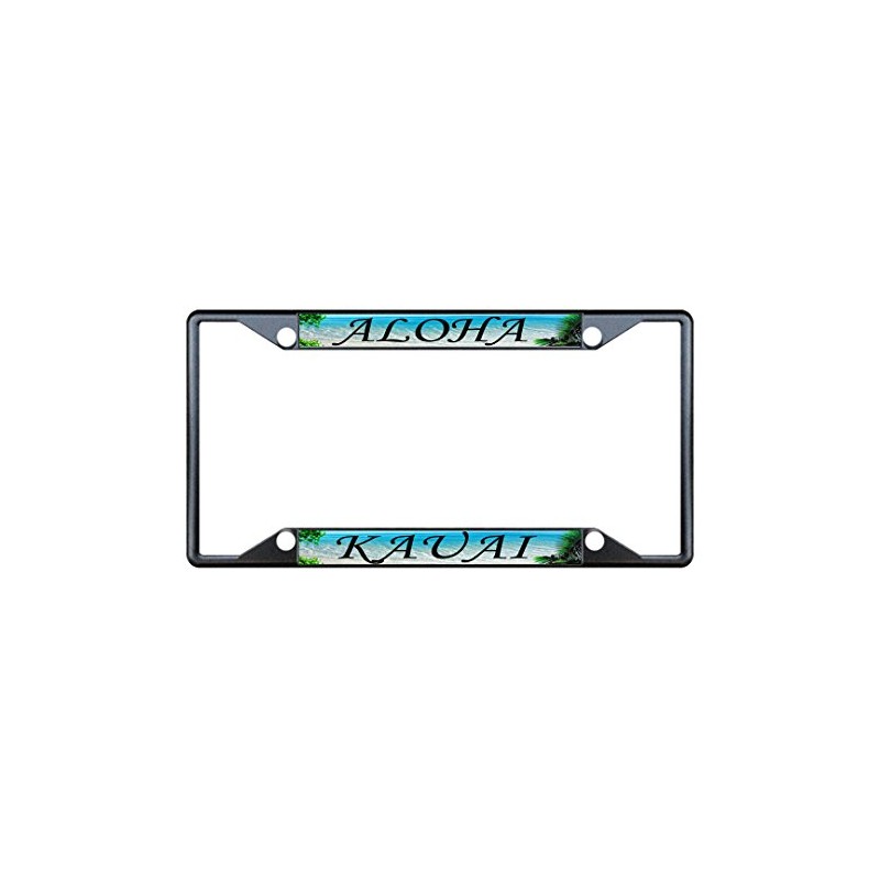 Fastasticdeals Kauai Flag License Plate Frame Tag Holder Cover