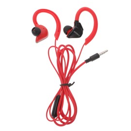LABRIMP 1pair Wired Headphone Mic Earhook Headphones for Sports Earbuds Plug Ear