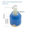Diameter 35mm Ceramic Faucet Cartridge Replacement for Single Handle Kitchen