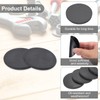 PATIKIL Rubber Solid Discs Washers, 10 Pcs 75mm OD x
