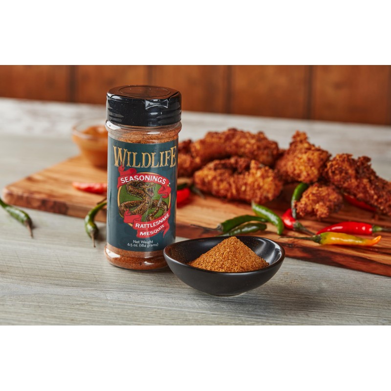 Wildlife Seasonings Rattlesnake Mesquite - Smoky and Bold Grill Seasoning