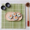 JapanBargain S-3155, Green Bamboo Sushi Roller Mat 9-1/2-inch Square