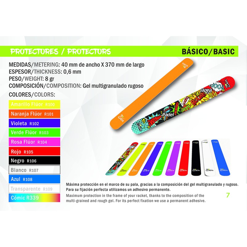 Pro Elite Basic Padel Racket Protection - Choose from 11