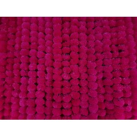 5Pc Marigold Garland 4.5Ft Long Strands of Artificial Marigold Flower Diwali Decorations Home Indian Décor for Pooja Wedding Spring Bush Floral Faux Garland Día de Muertos Décor Day of Dead Christmas