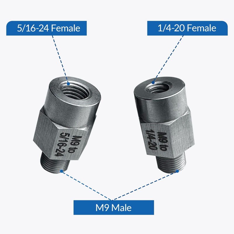 Noyfemr 2pcs M9 Thread Adapter, Capable of Converting M9 Threads