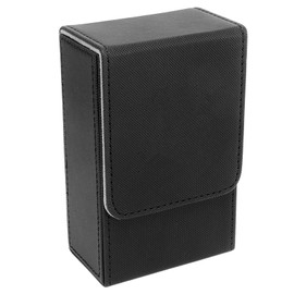 Tarot Card Case Tarot Box with Groove Design for Playing Poker (Black), black