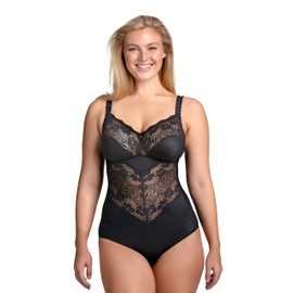 Miss Mary Of Sweden Fantastic Flair Bügelloser Spitzen-Body Schwarz 75B