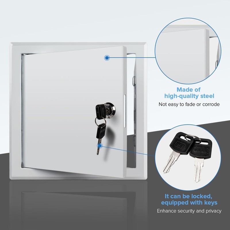 Donext Access Panel for Drywall/Ceiling, Wall Hole Cover with Lock